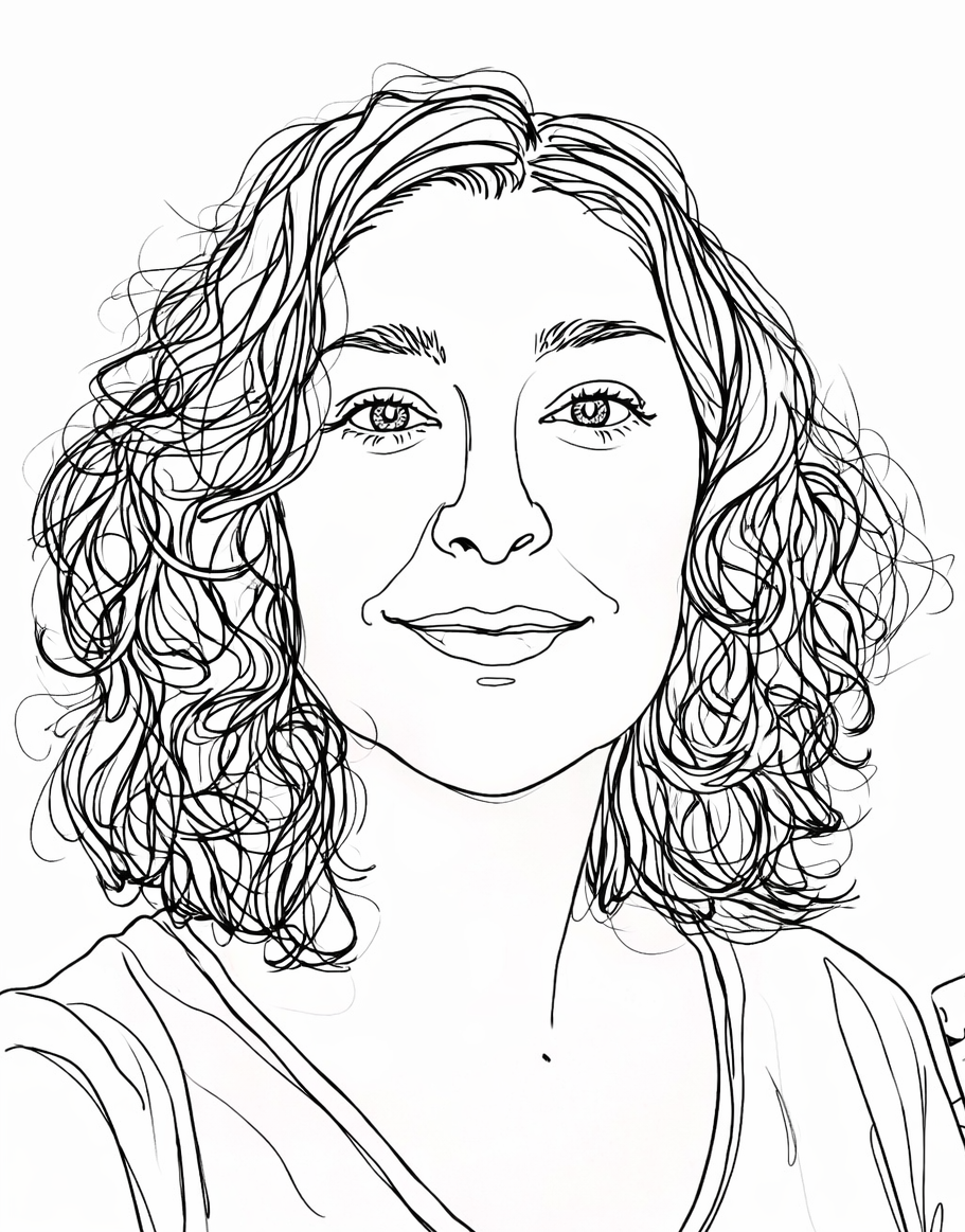 Portrait illustré d’Elisa Larragnague